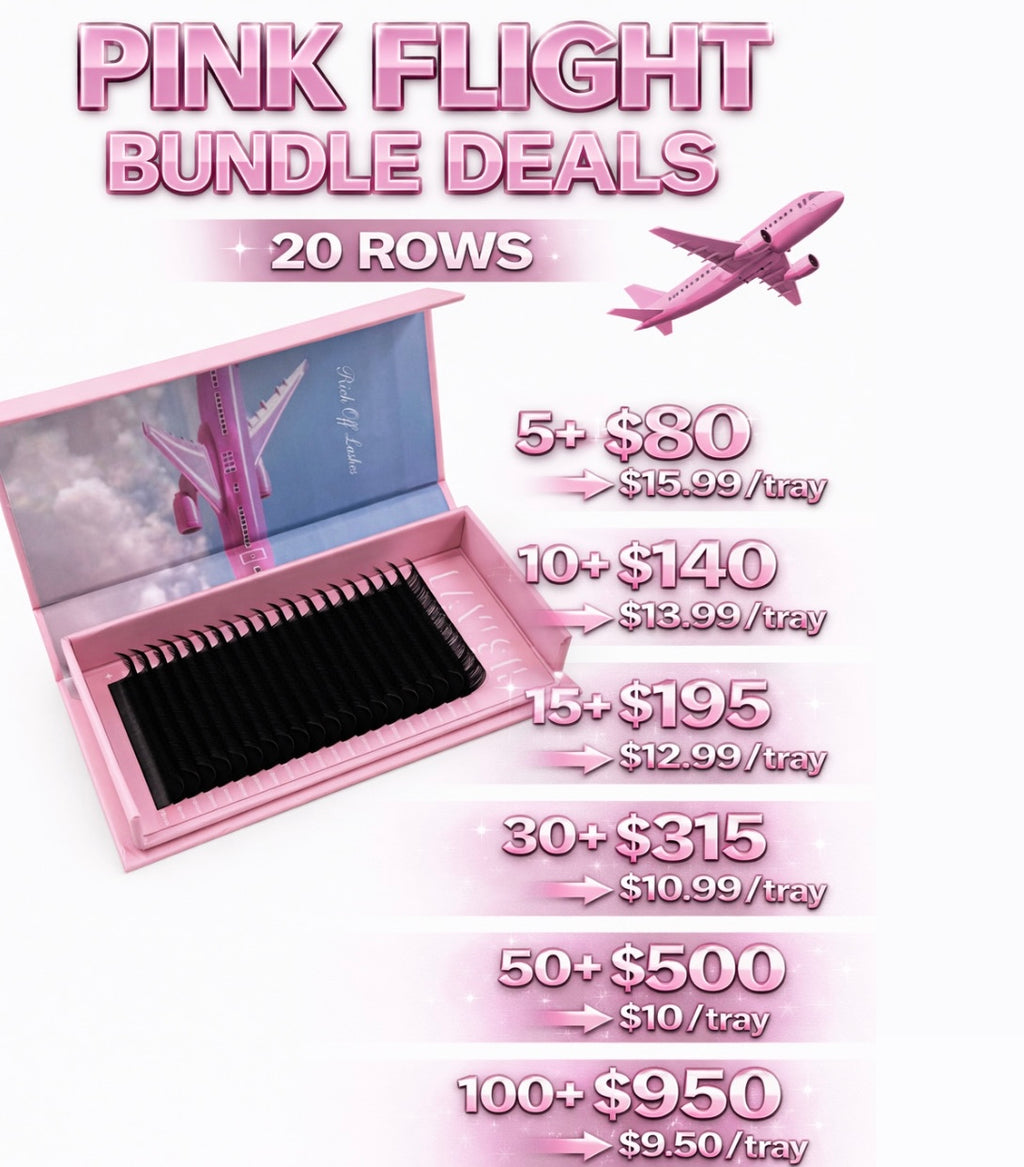 🩷 20 rows Pink Flight Ultra Matte ☁️ ✈️